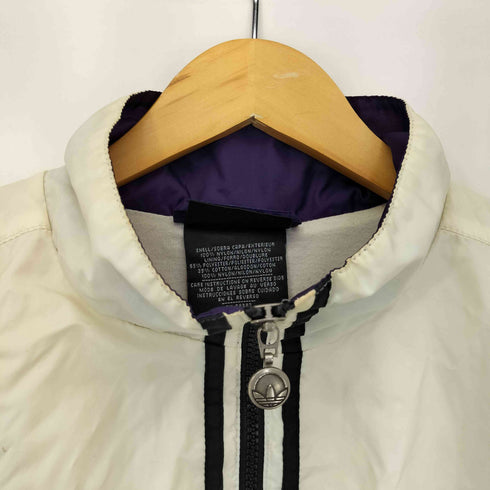 アディダスオリジナルス adidas Originals 90S 万国旗タグ トレフォイルロゴ ナイロントラックジャケット レディース import:L