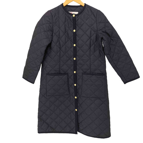 トラディショナルウェザーウェア Traditional Weatherwear ノーカラーキルティングコート レディース 32