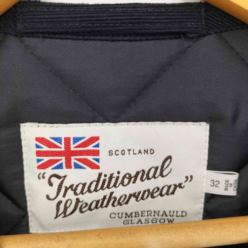 トラディショナルウェザーウェア Traditional Weatherwear ノーカラーキルティングコート レディース 32