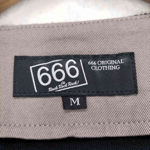 666 ORIGINAL CLOTHING Y2K パイル地 ノーカラージャケット メンズ M