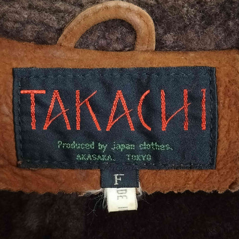 TAKACHI クロップド ムートンジャケット レディース FREE