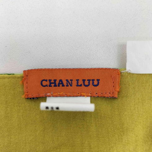 チャンルー CHAN LUU インド製 総柄 フリンジ スカーフ レディース