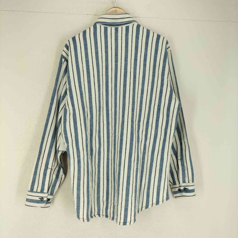 セントジョンズベイ STJOHNS BAY 70~80S BIGMAC FLANNEL ストライプネルシャツ MADE IN USA メンズ L