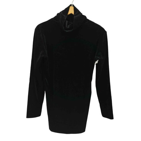 イッセイミヤケペルマネンテ ISSEY MIYAKE PERMANENTE ベロアタートルネック L/Sカットソー レディース JPN:M