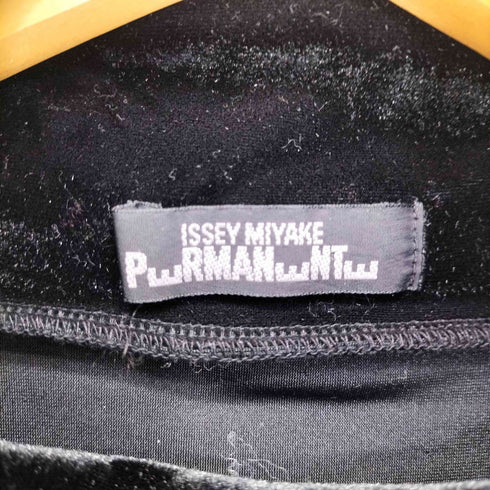 イッセイミヤケペルマネンテ ISSEY MIYAKE PERMANENTE ベロアタートルネック L/Sカットソー レディース JPN:M