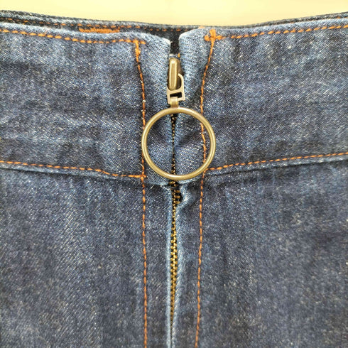 シマロンジーンズ CIMARRON JEANS カットオフストレートデニムパンツ レディース JPN:M
