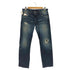 リーバイス Levis 505 日本製 ボタン裏J41刻印 ダメージ加工 デニムパンツ メンズ W34 L33