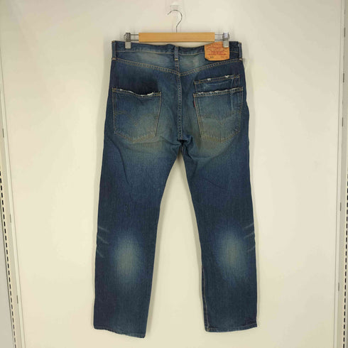 リーバイス Levis 505 日本製 ボタン裏J41刻印 ダメージ加工 デニムパンツ メンズ W34 L33