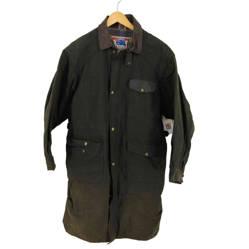 KOOLAH 裏地ネル オイルド ロングコート メンズ import:M