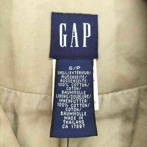 ギャップ Gap 00S OLD コットントレンチコート レディース S/P