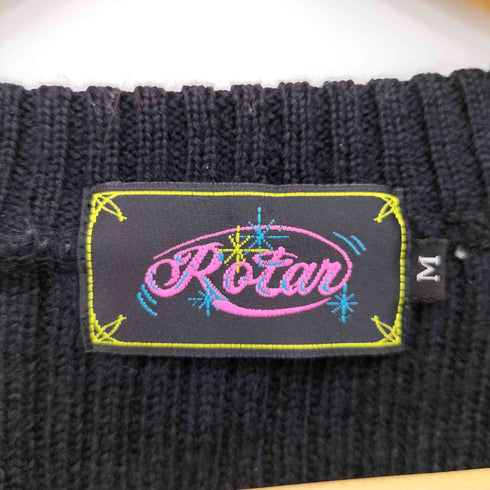 ROTAR エルボーパッチVネック ニット L/S メンズ JPN:M