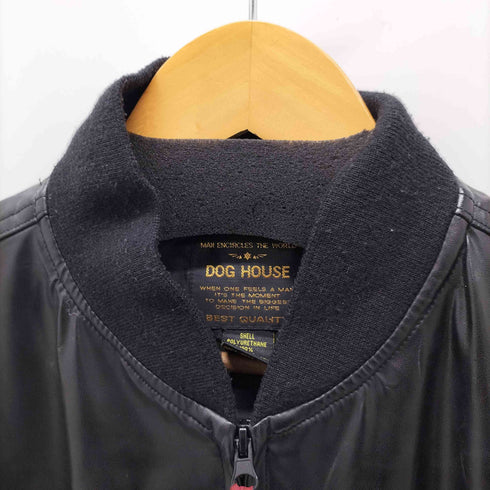 ドッグハウス DOG HOUSE フェイクレザージップアップブルゾン メンズ import:L