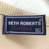 SETH ROBERTS 企業ロゴ刺繍Vネックニット メンズ XL