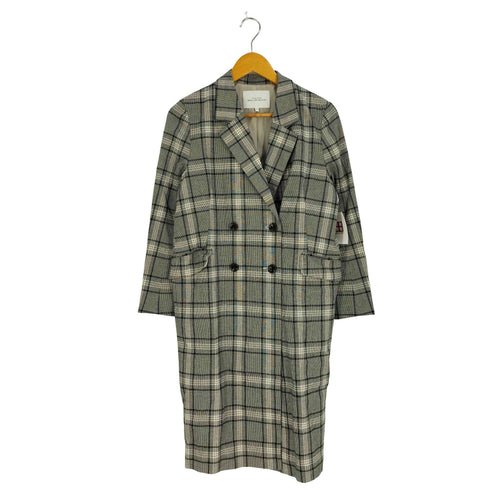 ユナイテッドアローズグリーンレーベルリラクシング UNITED ARROWS green label relaxing FM C/Li チェック W/チェスターコート レディース JPN:36