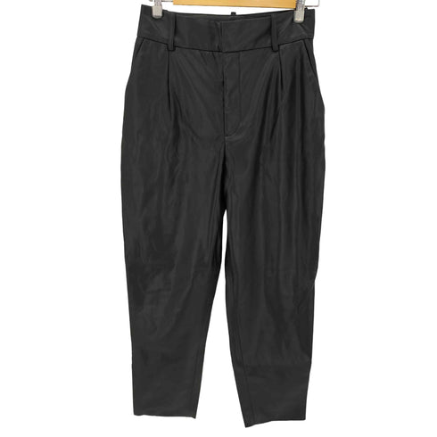 ザラ ZARA フェイクレザーパンツ レディース import:M