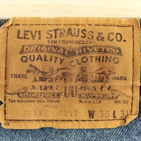 リーバイス Levis 80s 20517-0217 オレンジタブ フレア ブーツカットデニム メンズ W30 L31