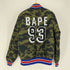 アベイシングエイプ A BATHING APE 15AW 1ST CAMO VARSITY LIGHT DOWN JACKET メンズ JPN:L