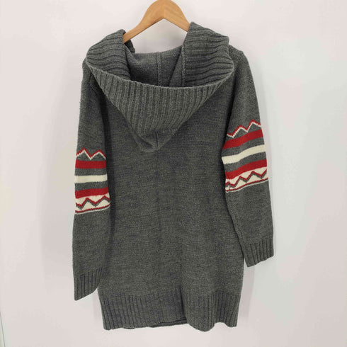 トミー TOMMY フーデッド ショールカラー ロングカーディガン メンズ import:M