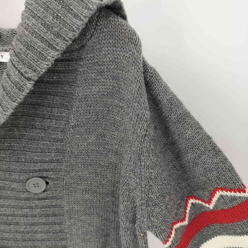 トミー TOMMY フーデッド ショールカラー ロングカーディガン メンズ import:M