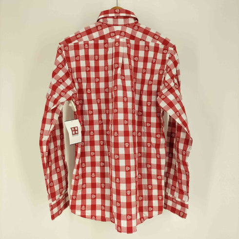 アベイシングエイプ A BATHING APE MILO CHECK B.D SHIRT マイロ チェック ボタンダウン シャツ メンズ JPN:L