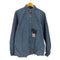 アベイシングエイプ A BATHING APE エイプヘッド パッチワーク リペア加工 デニム B.D シャツ メンズ JPN:L