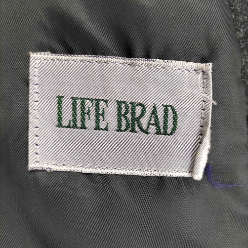 LIFE BRAD カシミヤ混ウールステンカラーコート CASHMERE&WOOL メンズ L