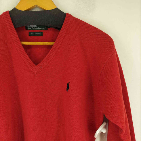 ポロバイラルフローレン Polo by RALPH LAUREN 80~90s ナイガイ ラムウールVネックニット メンズ 170