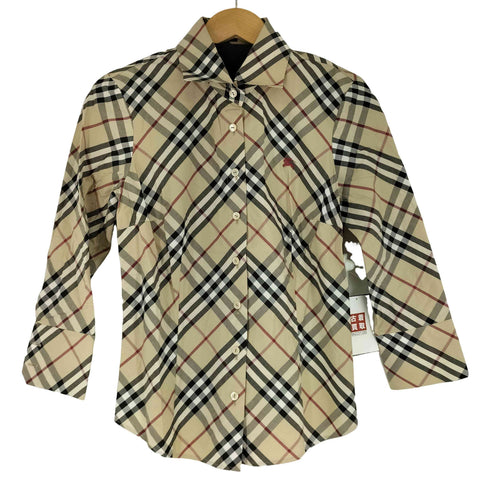 バーバリーロンドン BURBERRY LONDON ノヴァチェックシャツ レディース 38