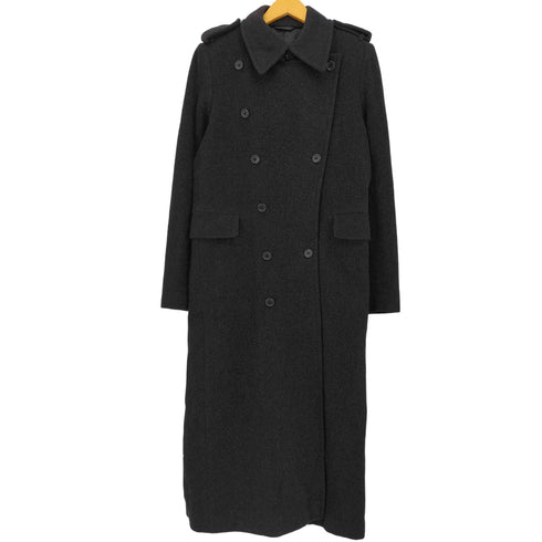 Domon homme ウールナイロン ロングステンカラーコート メンズ