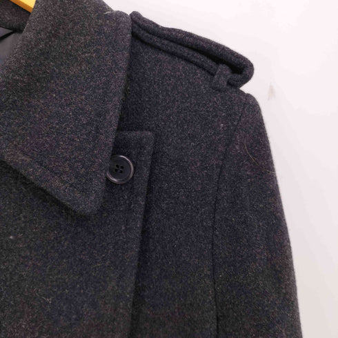 Domon homme ウールナイロン ロングステンカラーコート メンズ
