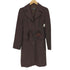 ビーシービージーマックスアズリア BCBG MAXAZRIA ベルトデザインロングコート MADE IN USA レディース