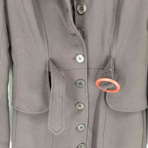 ビーシービージーマックスアズリア BCBG MAXAZRIA ベルトデザインロングコート MADE IN USA レディース
