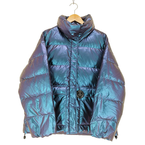 ギャップ Gap 玉虫 シャイニーダウンジャケット レディース XS
