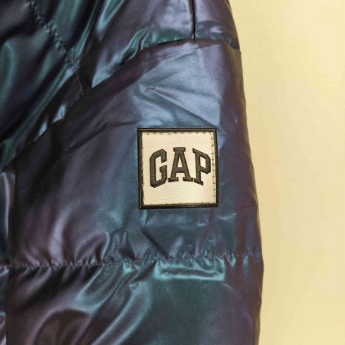 ギャップ Gap 玉虫 シャイニーダウンジャケット レディース XS