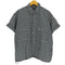 HECT Big W-pocket Draw Cord Seersucker Check S/S Shirt ビッグシルエット ダブルポケット ドローコード シアサッカーチェックシャツ メンズ JPN:S