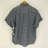 HECT Big W-pocket Draw Cord Seersucker Check S/S Shirt ビッグシルエット ダブルポケット ドローコード シアサッカーチェックシャツ メンズ JPN:S