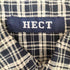HECT Big W-pocket Draw Cord Seersucker Check S/S Shirt ビッグシルエット ダブルポケット ドローコード シアサッカーチェックシャツ メンズ JPN:S