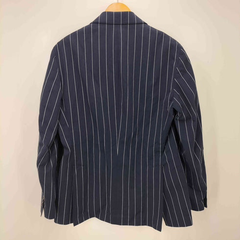 ポロバイラルフローレン Polo by RALPH LAUREN ストライプ ダブルブレスト ジャケット スラックス パンツ セットアップ メンズ 40R/33-33