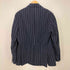 ポロバイラルフローレン Polo by RALPH LAUREN ストライプ ダブルブレスト ジャケット スラックス パンツ セットアップ メンズ 40R/33-33