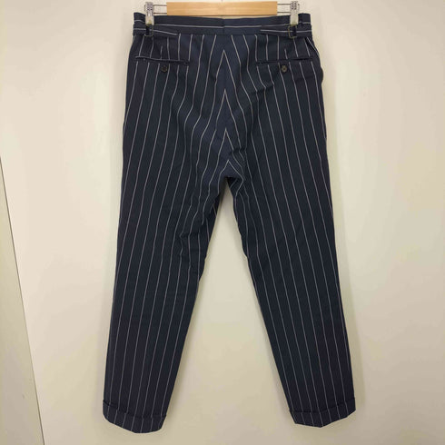 ポロバイラルフローレン Polo by RALPH LAUREN ストライプ ダブルブレスト ジャケット スラックス パンツ セットアップ メンズ 40R/33-33