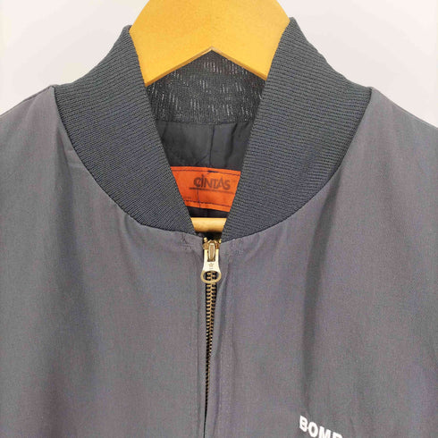 シンタス CINTAS BOMBARDIER AEROSPACE 企業 ロゴ 刺繍 ジップアップ ブルゾン ジャケット メンズ L-R