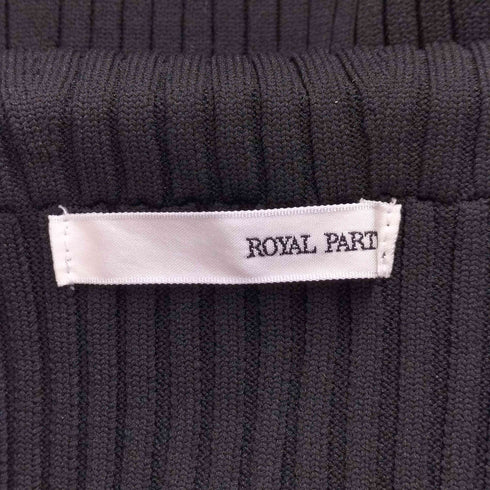 ロイヤルパーティー ROYAL PARTY ダブルZIPオフショルタイトニットワンピース レディース FREE