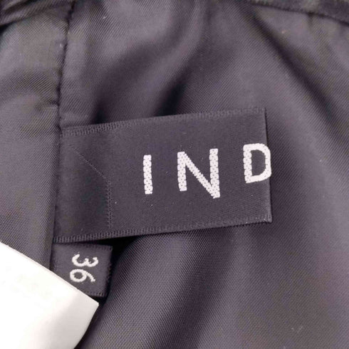 インディヴィ INDIVI ツィードクロス ワイドパンツ レディース JPN:36