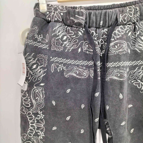 タインダブルプッシュ TAIN DOUBLE PUSH ペイスリー スウェット パンツ メンズ