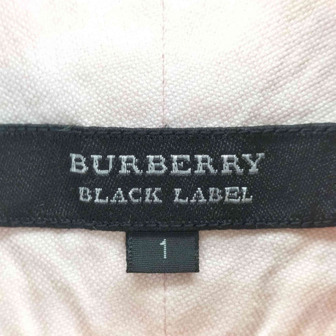 バーバリーブラックレーベル BURBERRY BLACK LABEL ロゴ刺繍ボタンダウンシャツ メンズ JPN:1