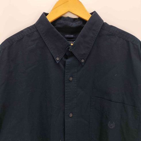 チャップス CHAPS easy care ワンポイント刺繍 ロングシャツ メンズ 2XL