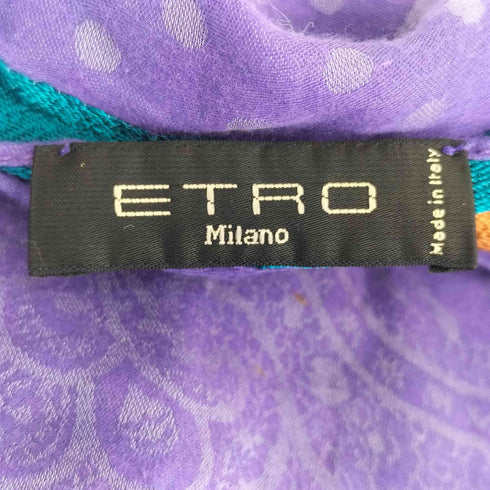 エトロミラノ ETRO MILANO ペイズリー柄ストール レディース