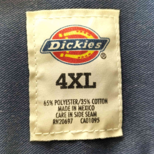 ディッキーズ Dickies オーバーサイズ ワークシャツ メンズ 4XL