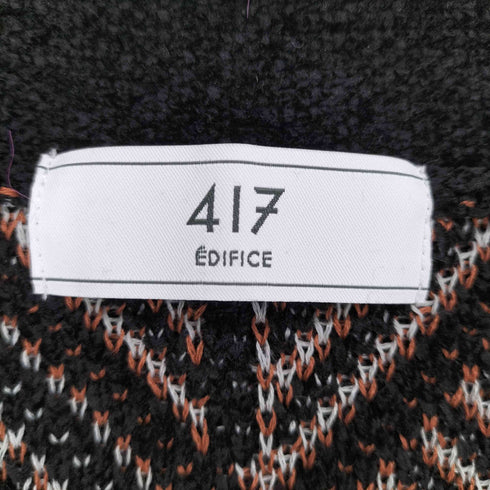 フォーワンセブンバイエディフィス 417 by EDIFICE 24AW パイル地総柄カーディガン メンズ JPN:M