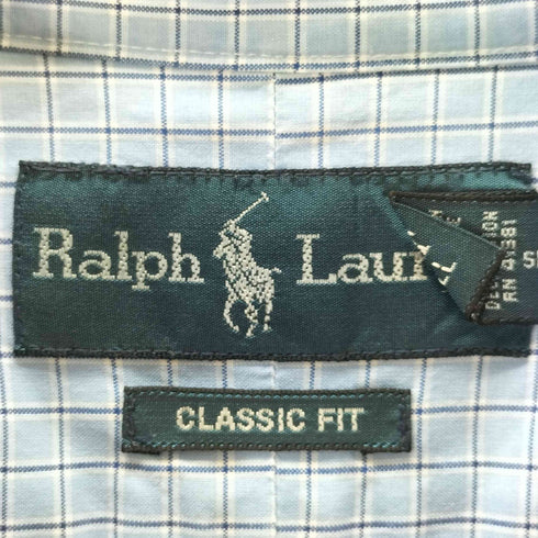 ラルフローレン RALPH LAUREN チェック柄 ボタンダウンシャツ メンズ 3XL